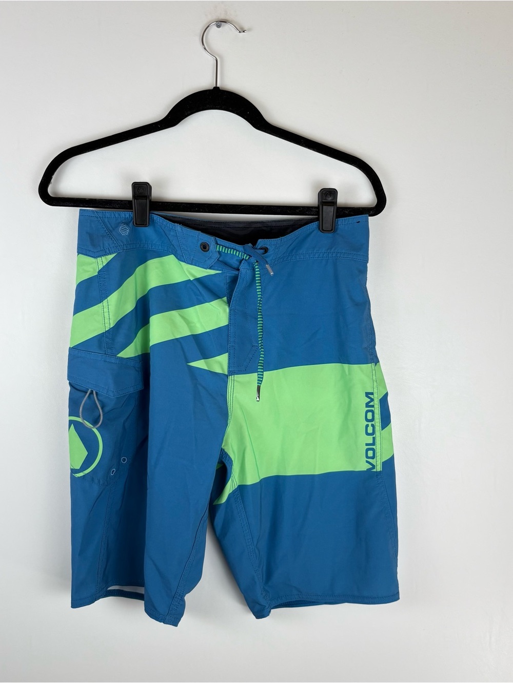 Volcom Shorts Mens 30 Mod Tech Boardshorts Swim Surf Beach Board Pocket Logo
